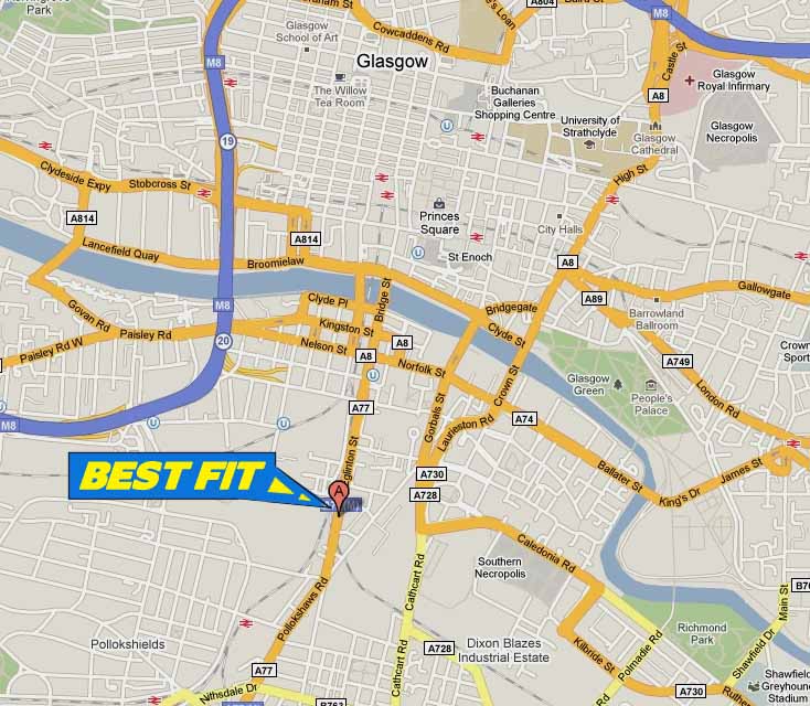 Mercedes Van Diagnostics and Servicing - Our Glasgow Service Site  is located just off the M8, a few minutes from the city centre on the main road on the South side of Glasgow.